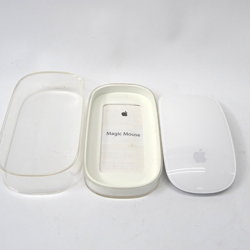 FtTh956432 Apple マウス Magic Mouse A1296 MB829J/A ホワイト 中古_画像1