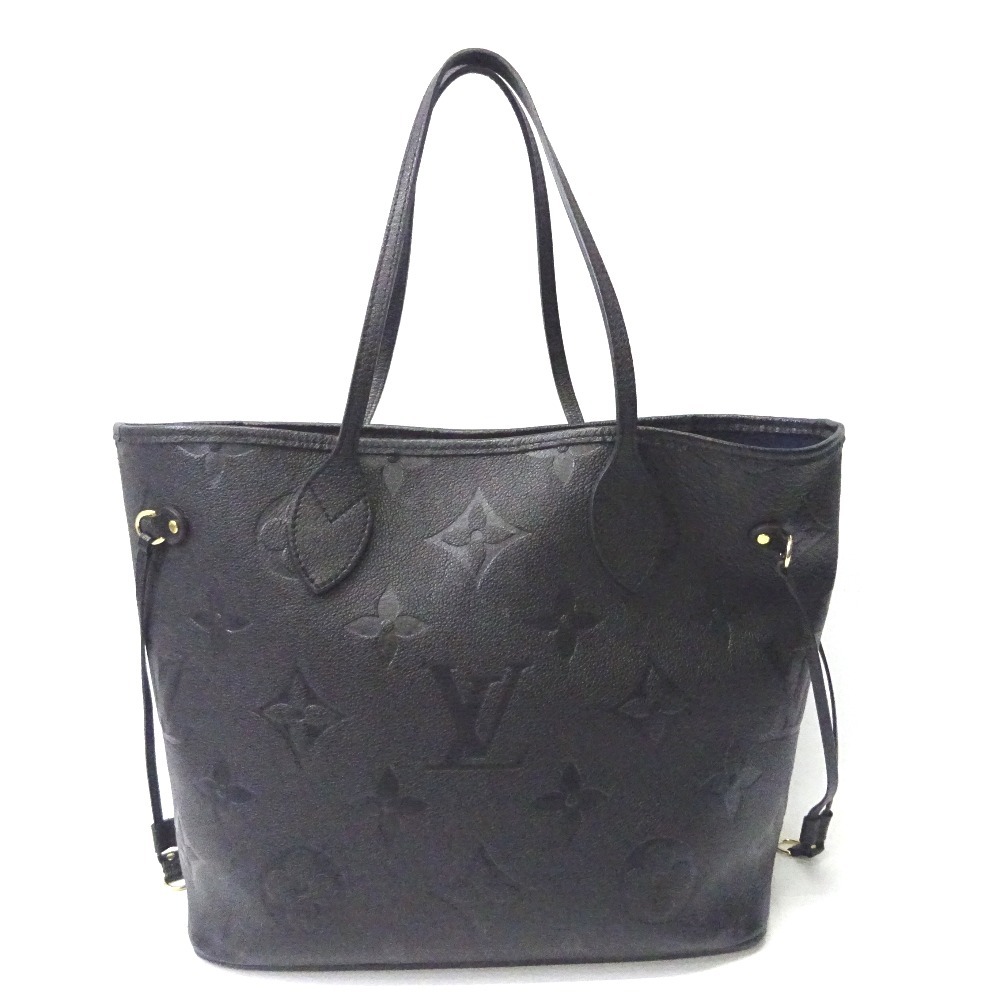 Ft600851 ルイ・ヴィトン トートバッグ ネヴァーフル MM モノグラム・アンプラント M45685 ノワール レディース LOUIS VUITTON 中古