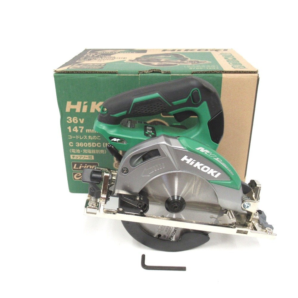 Ot217631 ハイコーキ　HiKOKi　147mm　コードレス丸のこ　C3605DC　中古・美品