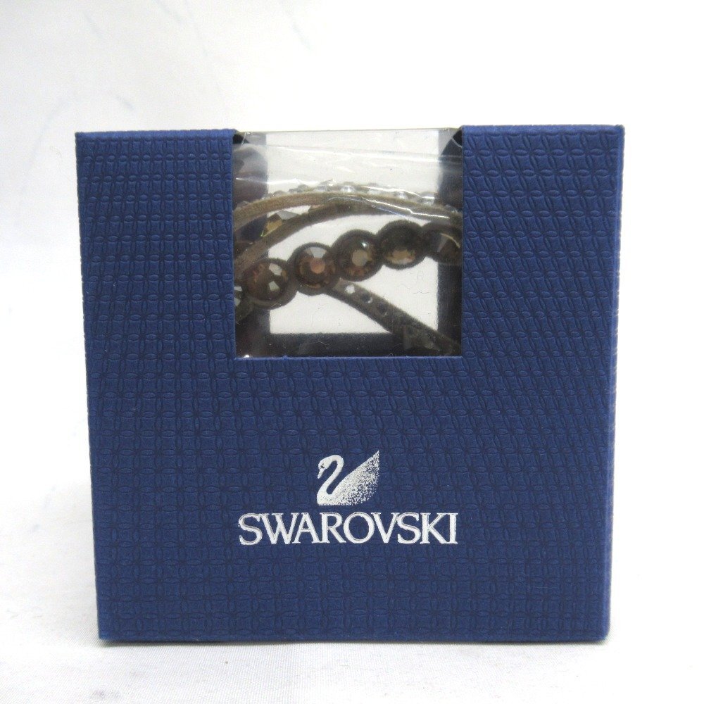 KR221691 スワロフスキー ブレスレット 2重巻タイプ Slake Beige Dot 5201121 レディース SWAROVSKI 中古_画像7