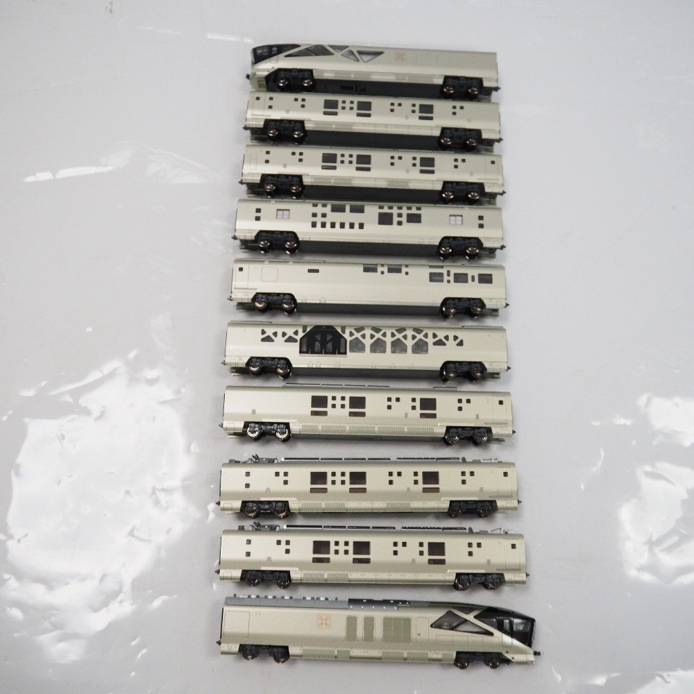 Th500801 カトー KATO 鉄道模型 SHIKI-SHIMA 10-1447 E001形 TRAIN SUITE 四季島 10両セット 超美品・中古_画像4