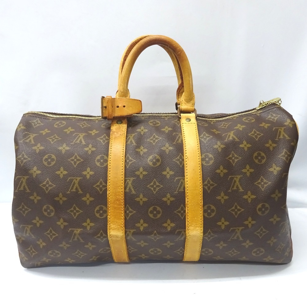 Ft601311 ルイ・ヴィトン ボストンバッグ キーポル45 モノグラム M41428 LOUIS VUITTON 中古_画像2