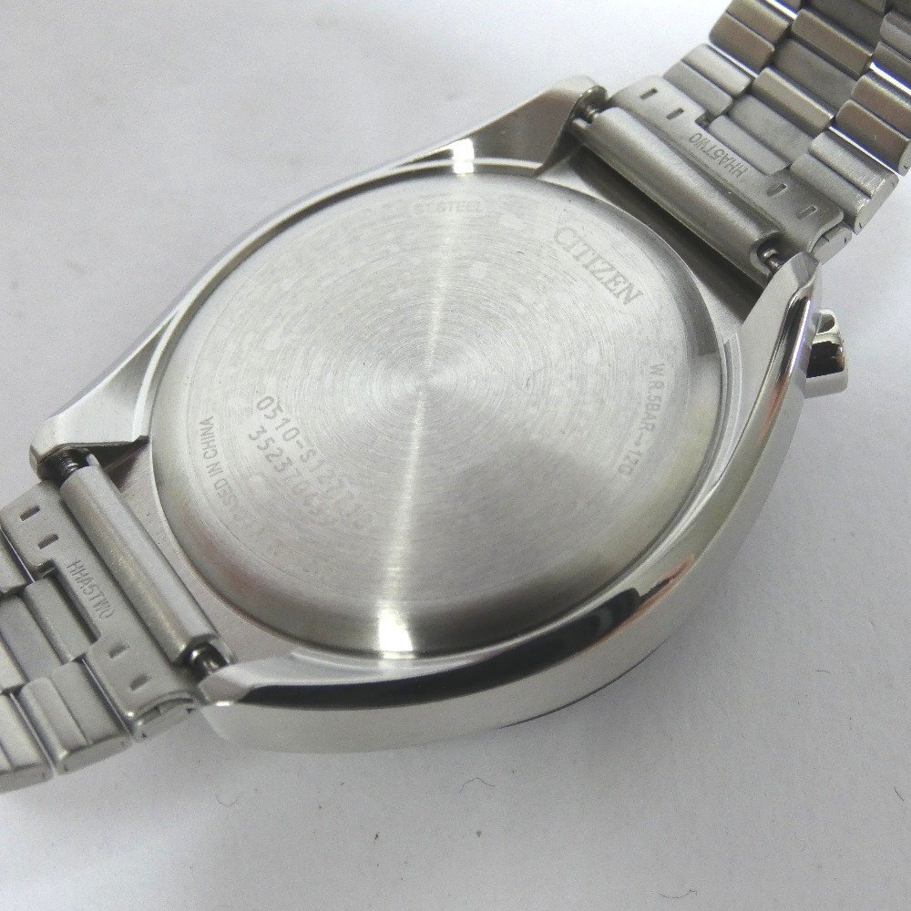Dz788603 シチズン 腕時計 RECORDLABEL TSUNOCHRONO レコードレーベル ツノクロノ AN3660-81A メンズ CITIZEN 未使用品の画像3