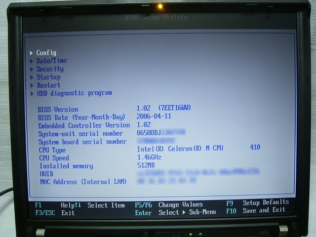 ジャンク ThinkPad R60e 天板IBM 液晶ベゼルR60e 15インチXGA_画像8