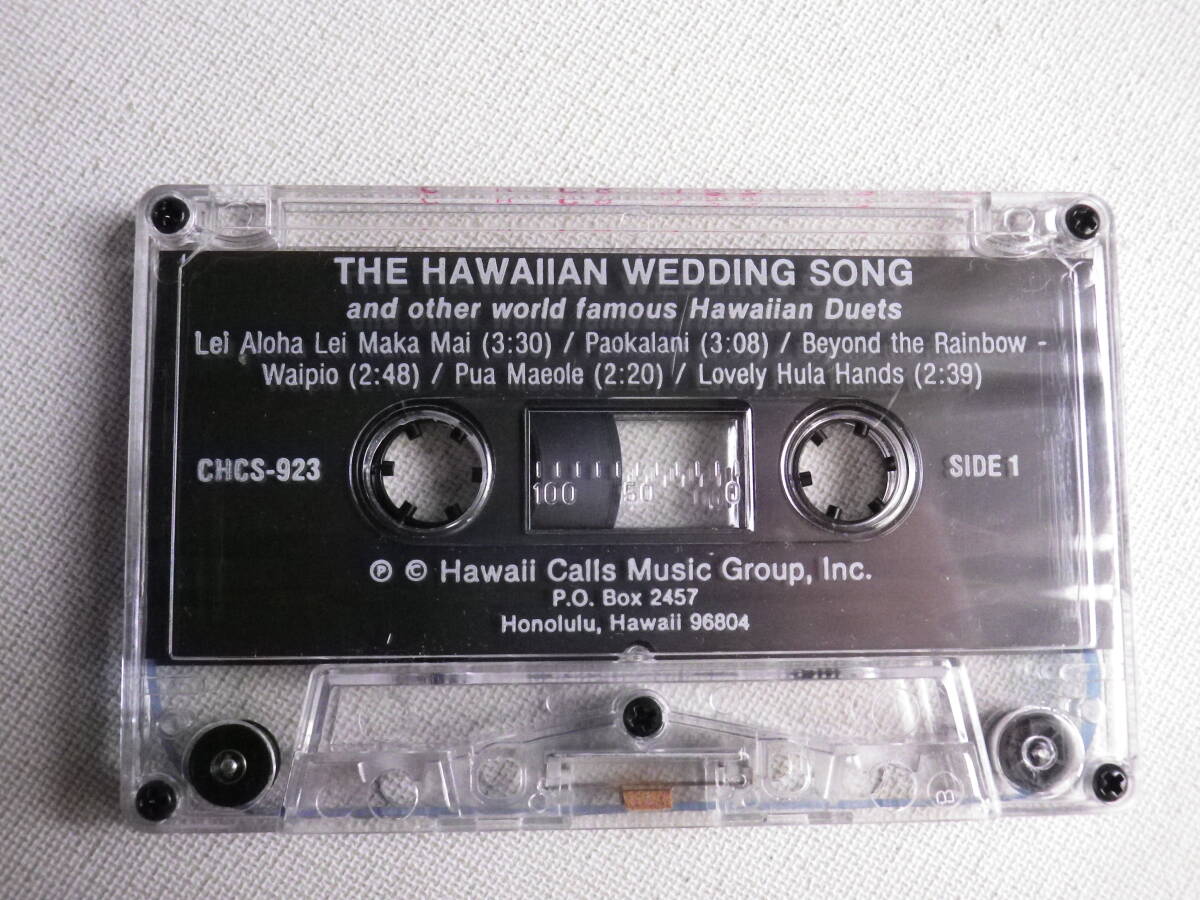 ◆カセット◆THE HAWAIIAN WEDDING SONG CHCS-923 カセット本体のみ 中古カセットテープ多数出品中！の画像4