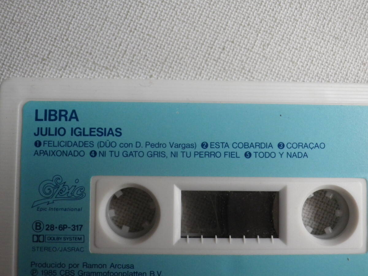 ◆カセット◆フリオイグレシアス　LIBRA 28 6P-317 カセット本体のみ　中古カセットテープ多数出品中！_画像7