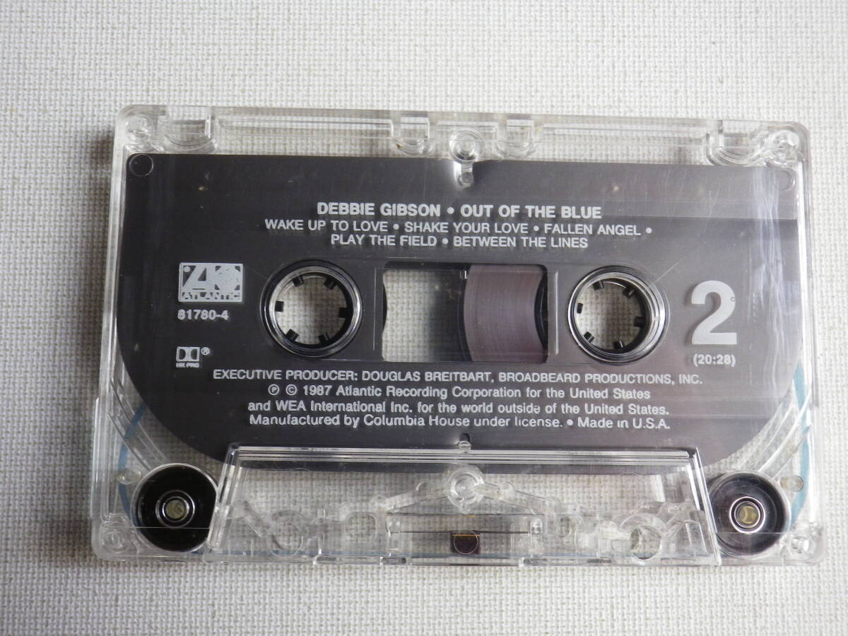 ◆カセット◆デビーギブソン　DEBBIE GIBSON / Out Of The Blue 輸入版　中古カセットテープ多数出品中！_画像6