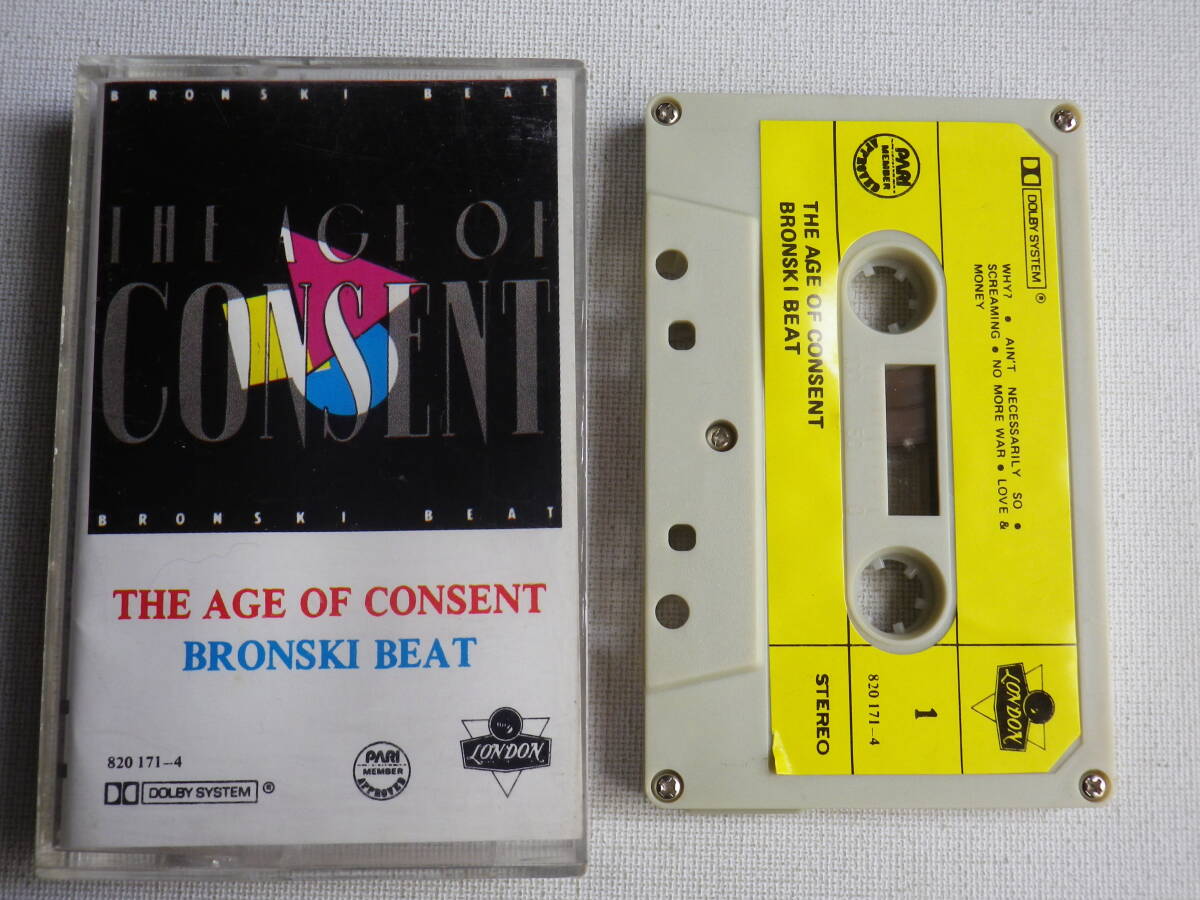 ◆カセット◆ブロンスキ・ビート  THE AGE CONCENT BRONSKI BEAT 輸入版 中古カセットテープ多数出品中！の画像1