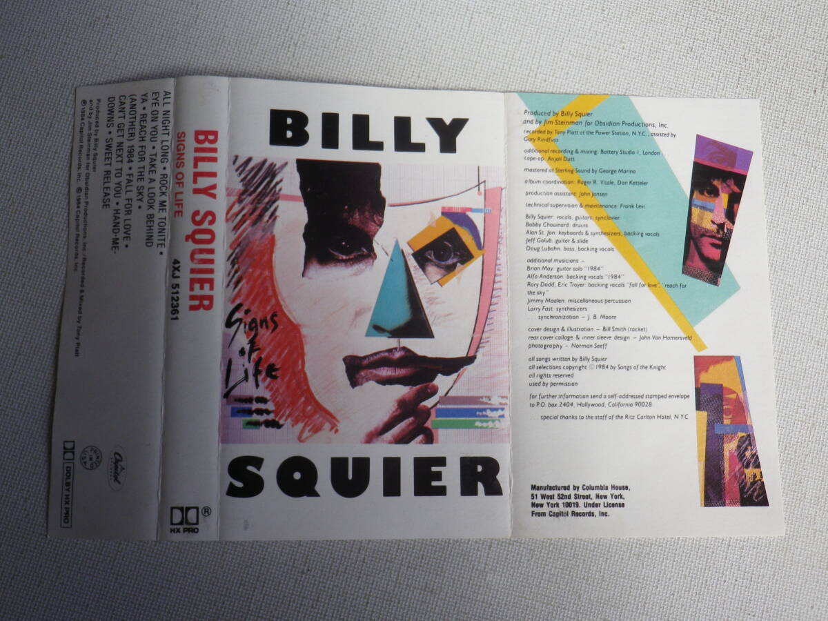 ◆カセット◆ビリー・スクワイアー BILLY SQUIER / SINGS OF LIFE 輸入版　中古カセットテープ多数出品中！_画像6