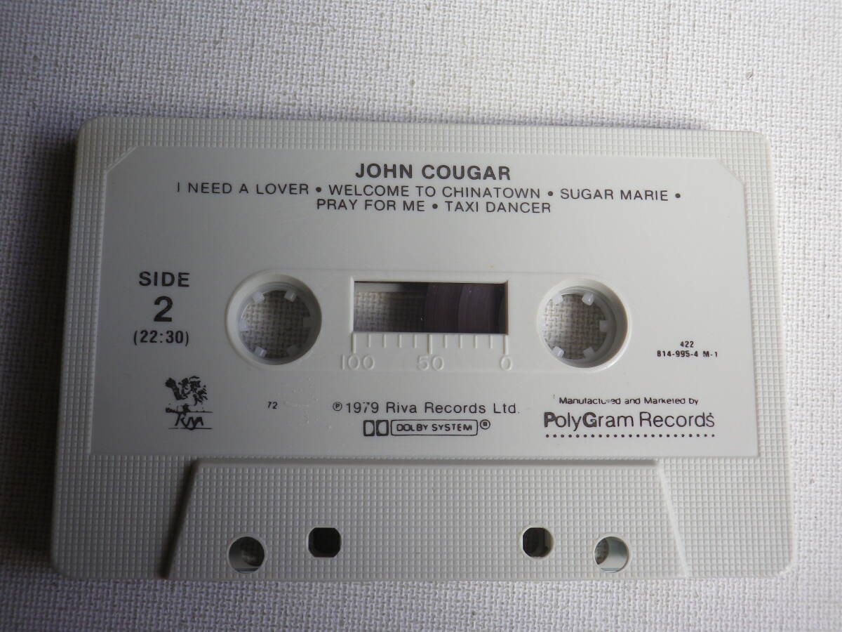 ◆カセット◆ジョンクーガー JOHN COUGAR 輸入版 中古カセットテープ多数出品中！の画像6