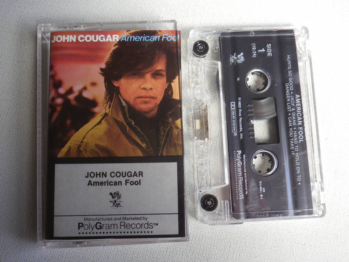 ◆カセット◆ジョンクーガー　JOHN COUGAR / AMERICAN FOOL 輸入版　中古カセットテープ多数出品中！_画像1