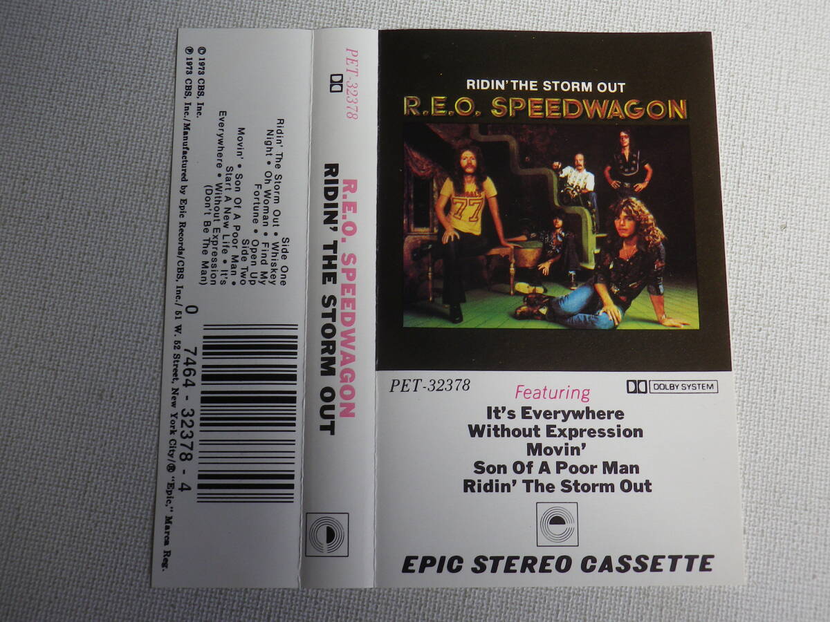 ◆カセット◆REOスピードワゴン R.E.O.SPEEDWAGON / RIDIN' THE STORM OUT 輸入版　 中古カセットテープ多数出品中！_画像7
