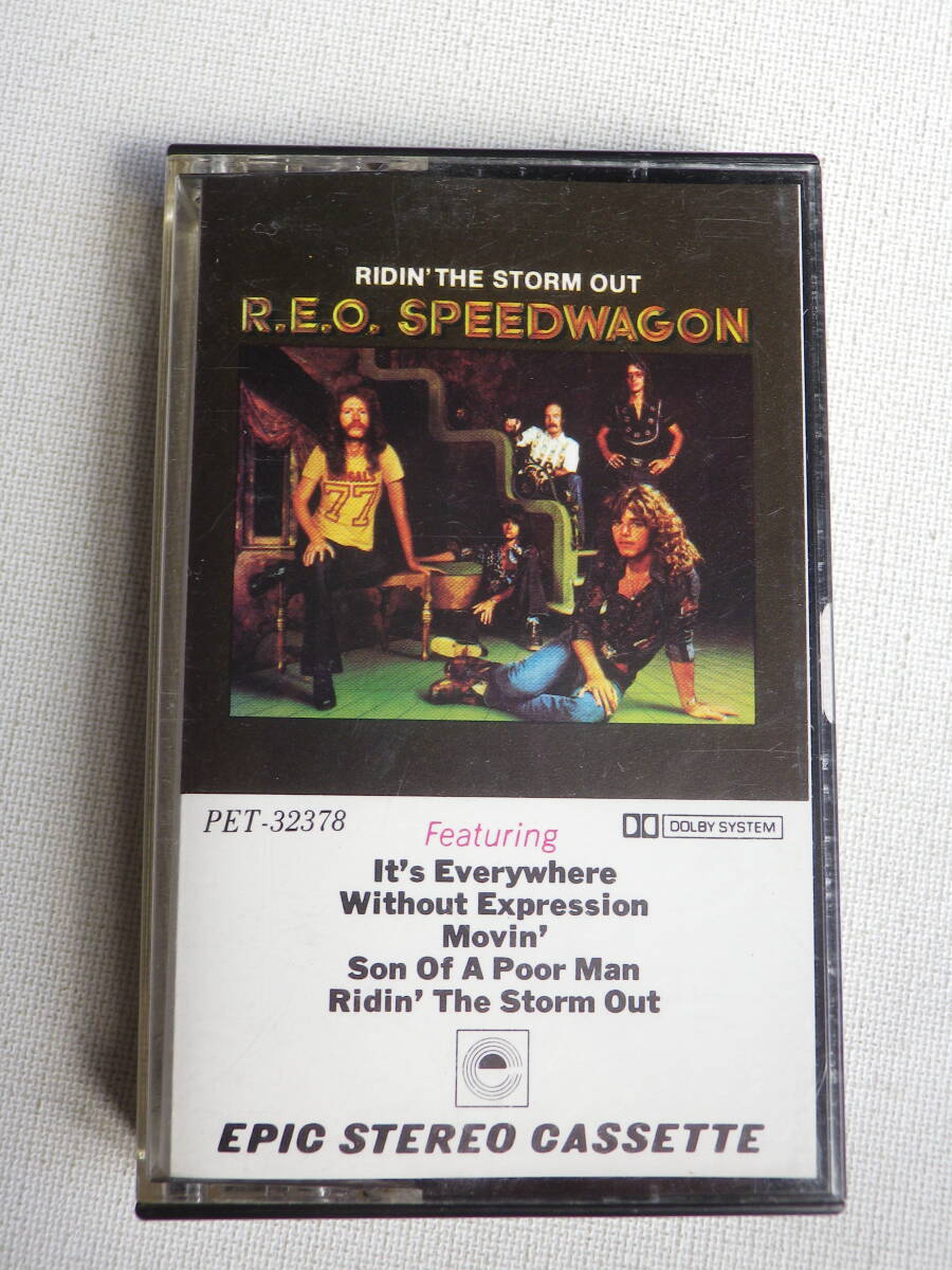 ◆カセット◆REOスピードワゴン R.E.O.SPEEDWAGON / RIDIN' THE STORM OUT 輸入版　 中古カセットテープ多数出品中！_画像2