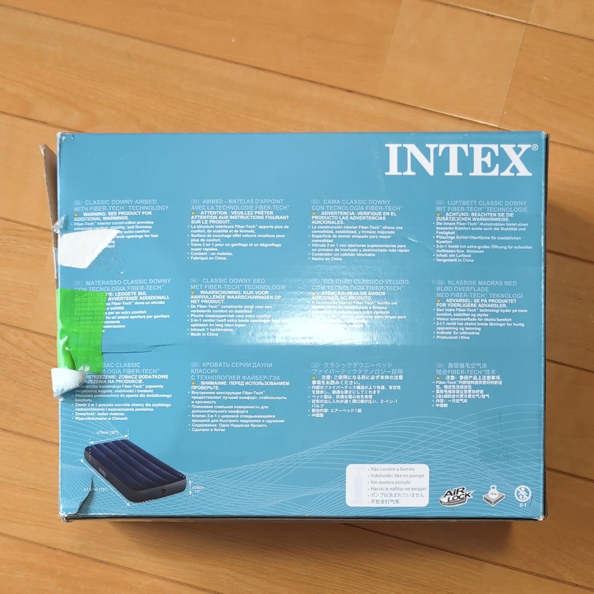INTEX エアーベッド インテックス 簡易ベッド 屋内用 シングル