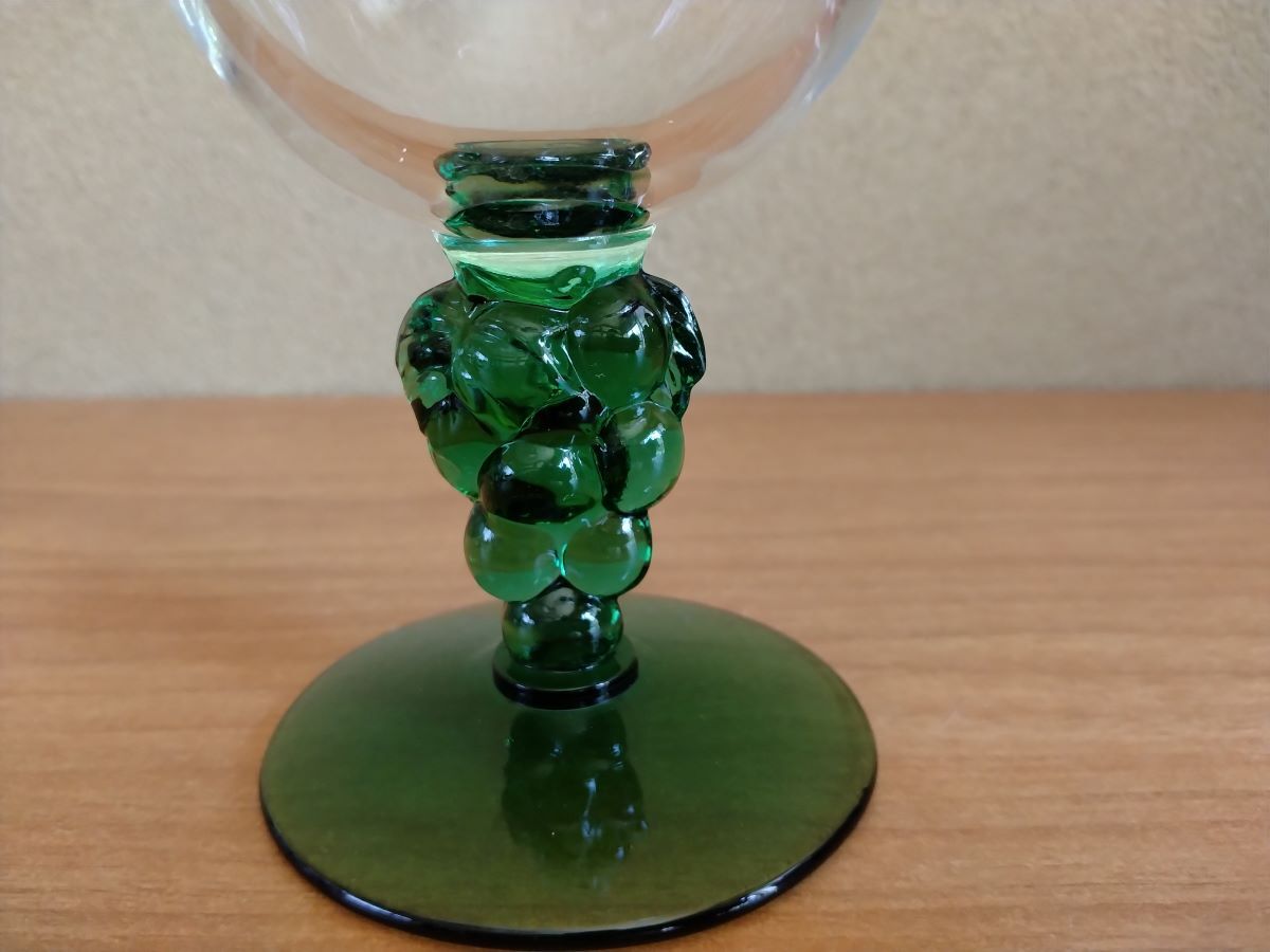 佐々木硝子　ワインセット　グレーパリー　中古品　長期保管品　昭和　送料無料　Sasaki Glass Grapery _画像5