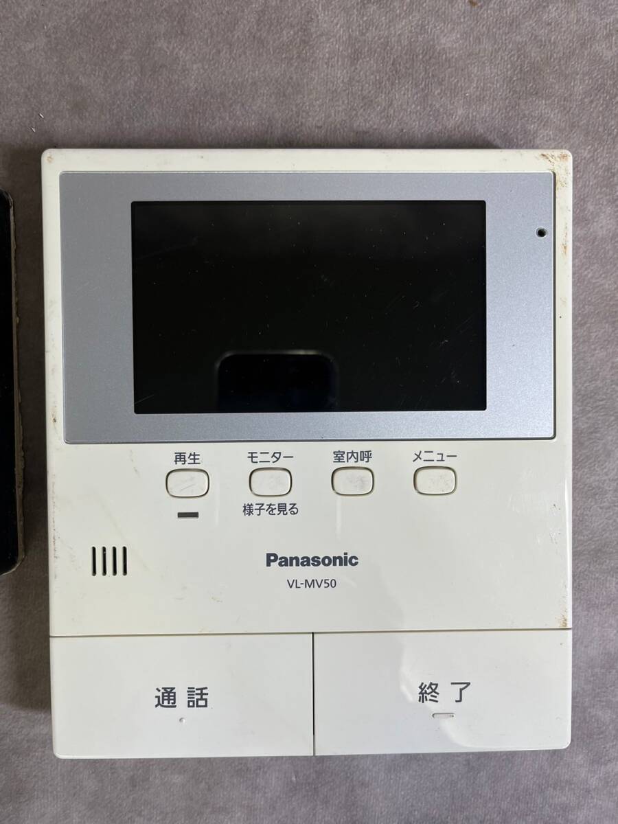 　【Panasonic】 パナソニック VL-MV50KL VL-V522L-S テレビドアホン インターホン モニター付 親機 カメラ玄関子機 防犯 録画　電源直結式_画像2