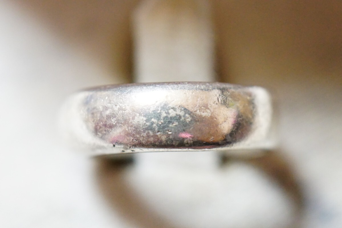 1261 海外製 シルバー リング 指輪 ヴィンテージ アクセサリー SILVER 925刻印 アンティーク シルバージュエリー 装飾品_画像1