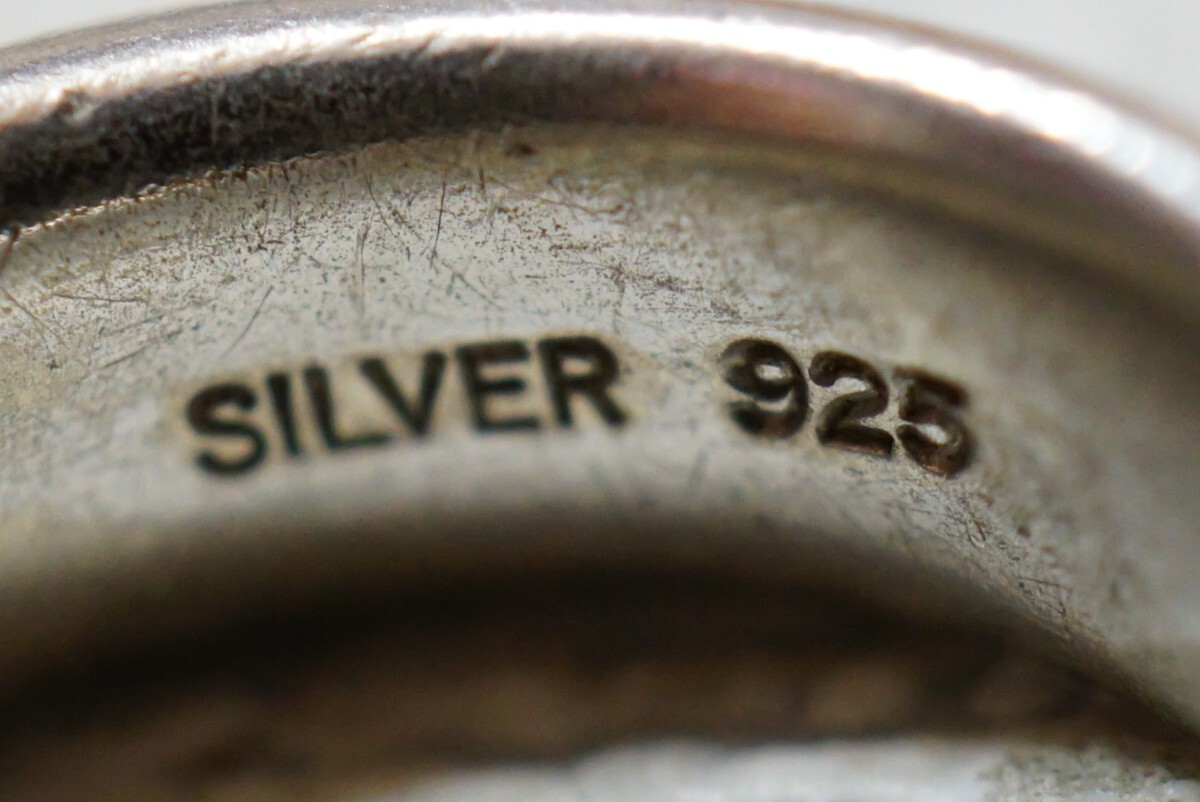 1261 海外製 シルバー リング 指輪 ヴィンテージ アクセサリー SILVER 925刻印 アンティーク シルバージュエリー 装飾品_画像5