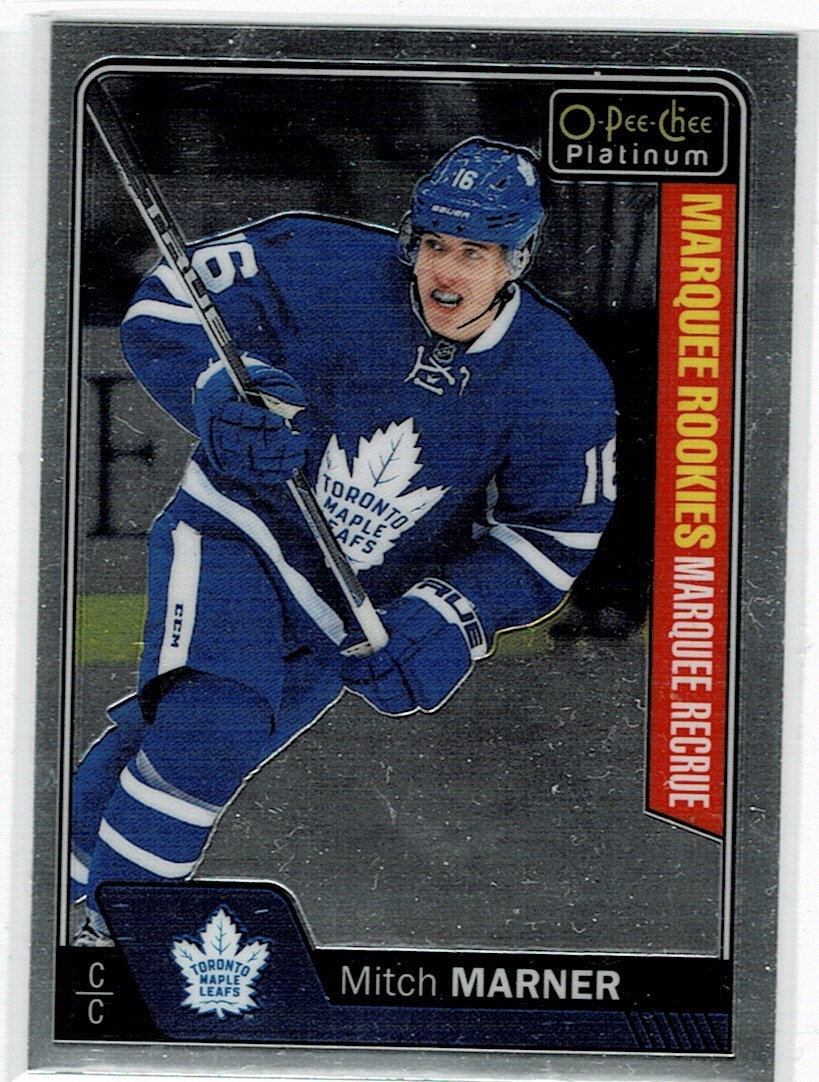 2016-17 UD O-Pee-Chee Platinum Hockey Mitch Marner Marquee Rookies RC_画像1