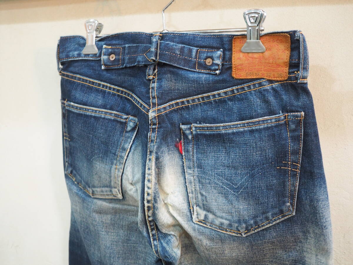 ◆Levi's/リーバイス 501XX 1937年モデル復刻 ビッグE シンチバック デニムパンツ 37501 ｗ32◆_画像3