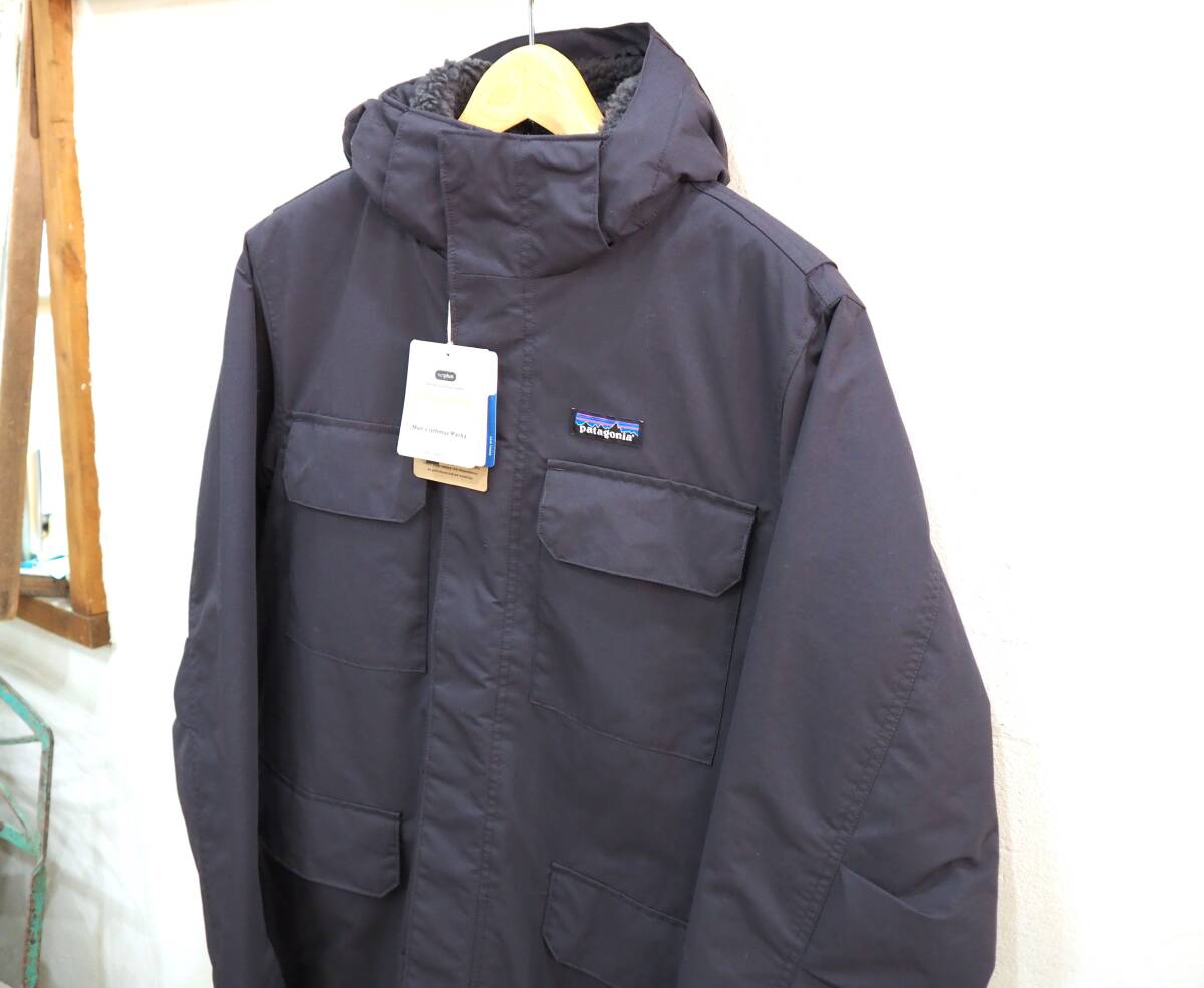 ◆Patagonia パタゴニア Isthmus Parka イスマス パーカー メンズ インファーノ ストーム ブラック M◆の画像3