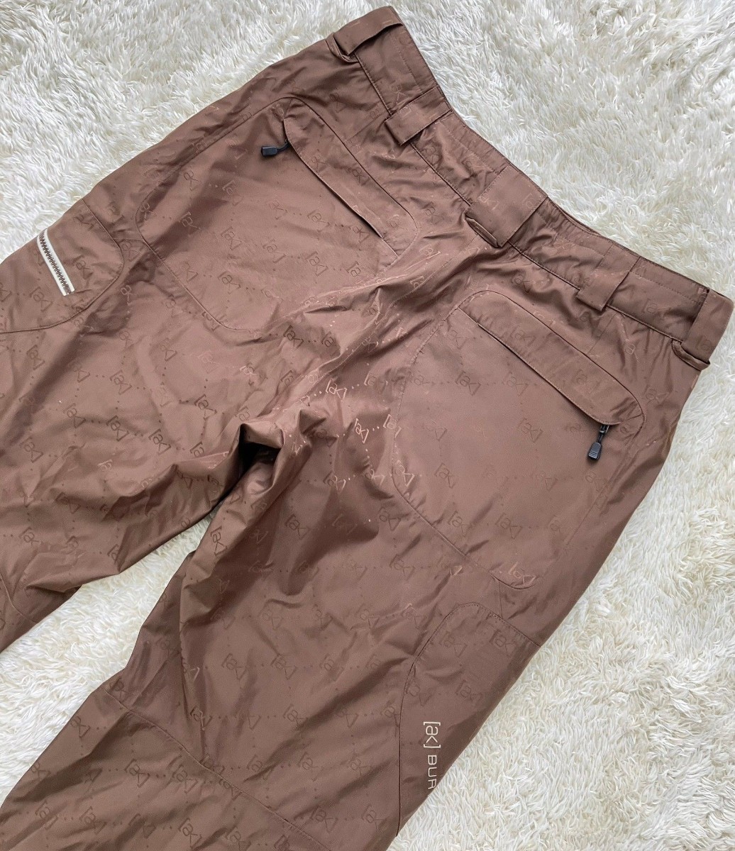 【美品★】Lサイズ BURTON AK 2L STAGGER PANT GORE-TEX/スノーボードウェア(パンツ)◆茶☆バートン (2)_画像7