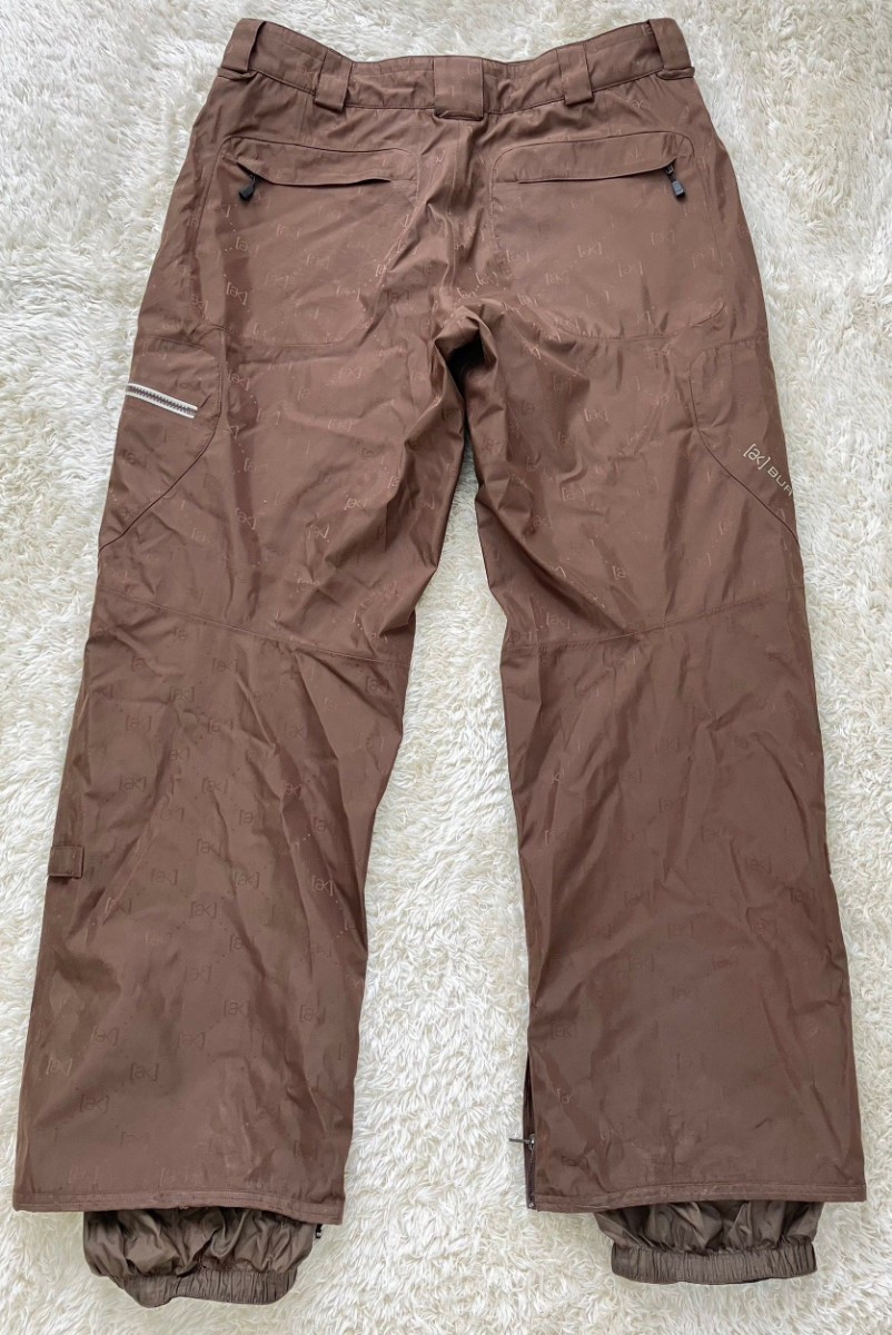 【美品★】Lサイズ BURTON AK 2L STAGGER PANT GORE-TEX/スノーボードウェア(パンツ)◆茶☆バートン (2)_画像6