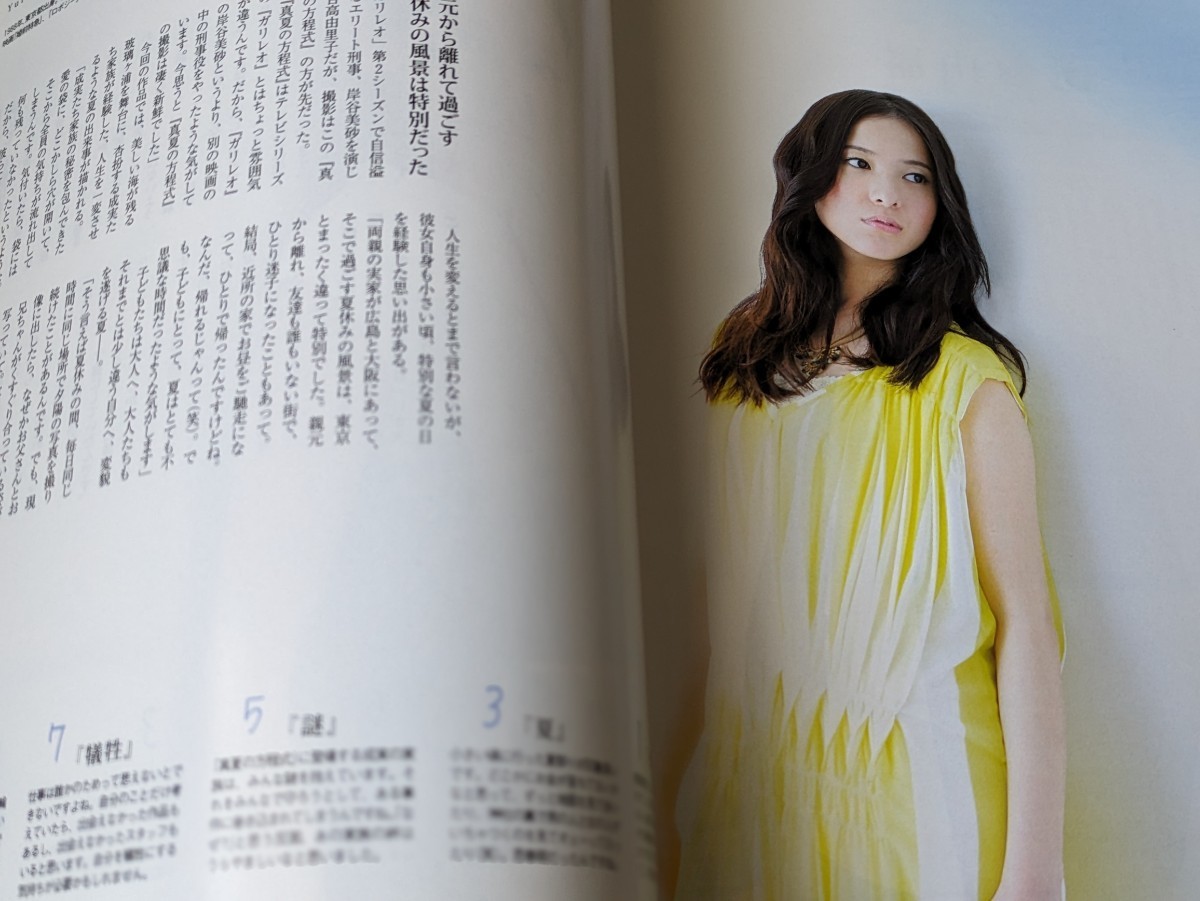 CREA 2013 8月号 福山雅治 竹内結子 桐島洋子 桐島かれん 吉高由里子 杏 堺雅人 高橋尚子 佐々木蔵之介_画像7