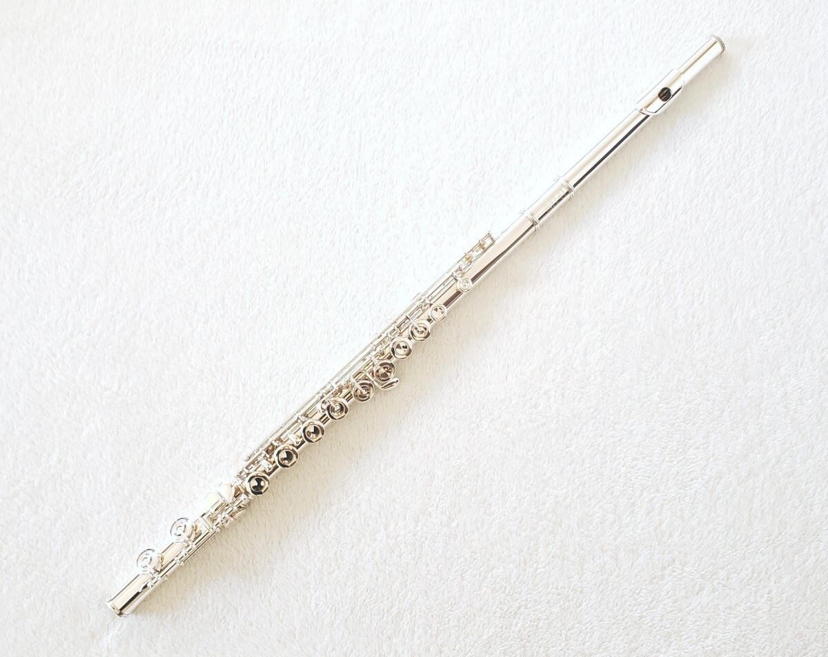 SANKYO FLUTE HANDMADE ST 総銀製 ハンドメイド ハンダ付け ソルダードトーンホール モデル　三響 フルート サンキョウフルート_画像1