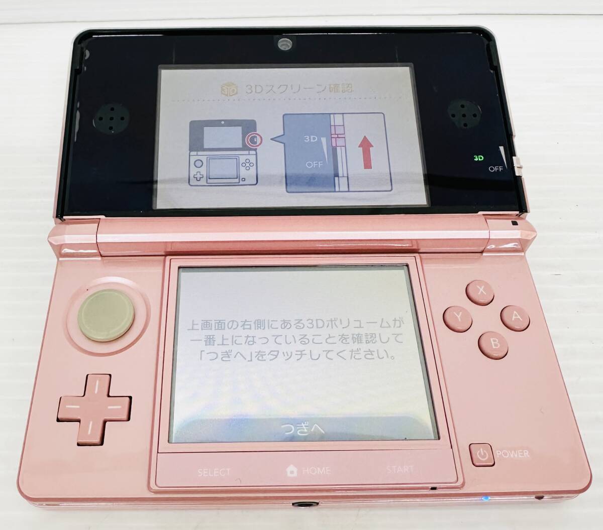 ZT2631 1円スタート!! Nintendo 任天堂 3DS 5台セット 充電器 ミスティピンク アクアブルー ホワイト CTR-001(JPN)_画像6