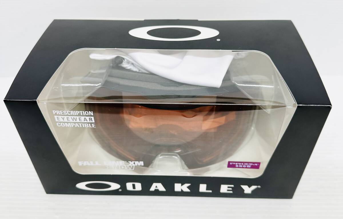 CZT2589 新品未開封 OAKLEY オークリー ゴーグル Fall Line フォールライン XM Matte Black プリズム スキー スノボ スノーゴーグル_画像5