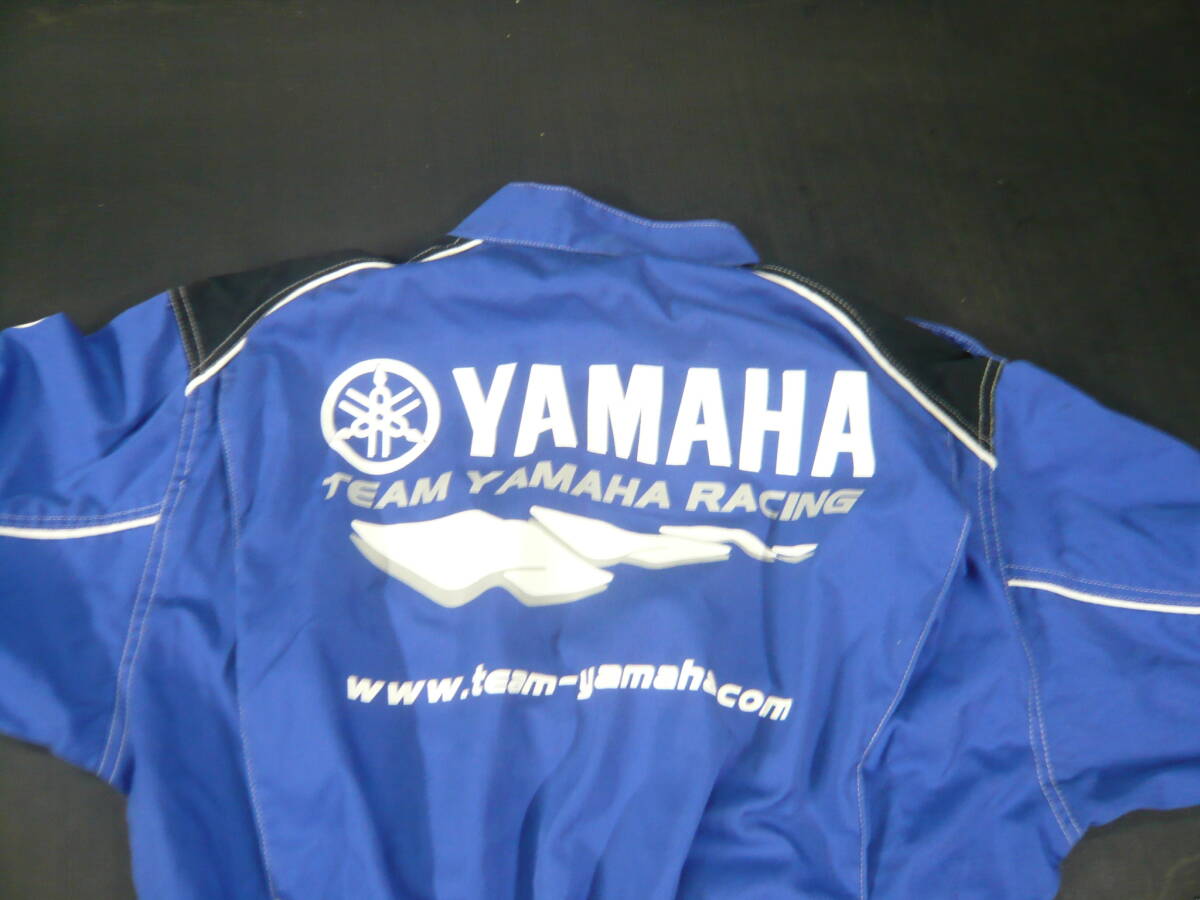 ヤマハ TEAM YAMAHA RACING ツナギ つなぎ 作業服 Mサイズの画像7