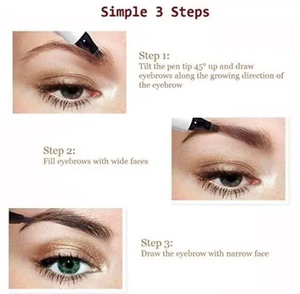 アイブロウ　眉ティント　TINT MY 4-TIP BROW 3本セット