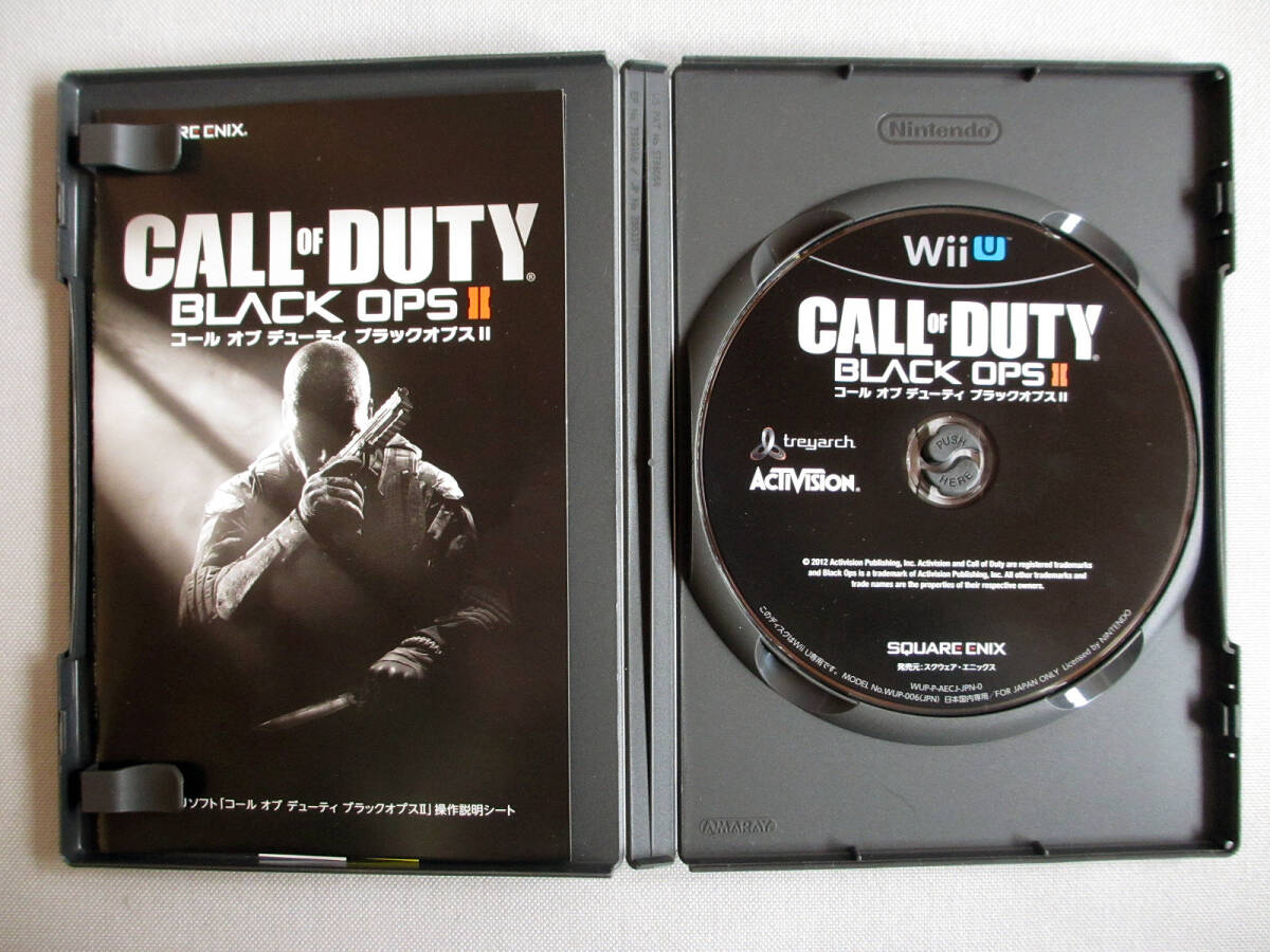 ★☆ 任天堂 Nintendo WiiU コール オブ デューティ ブラックオプス 2 Ⅱ CALL OF DUTY BLACK OPS2 テロ 特殊任務 ソフト 美品 Wii U ☆★_画像2