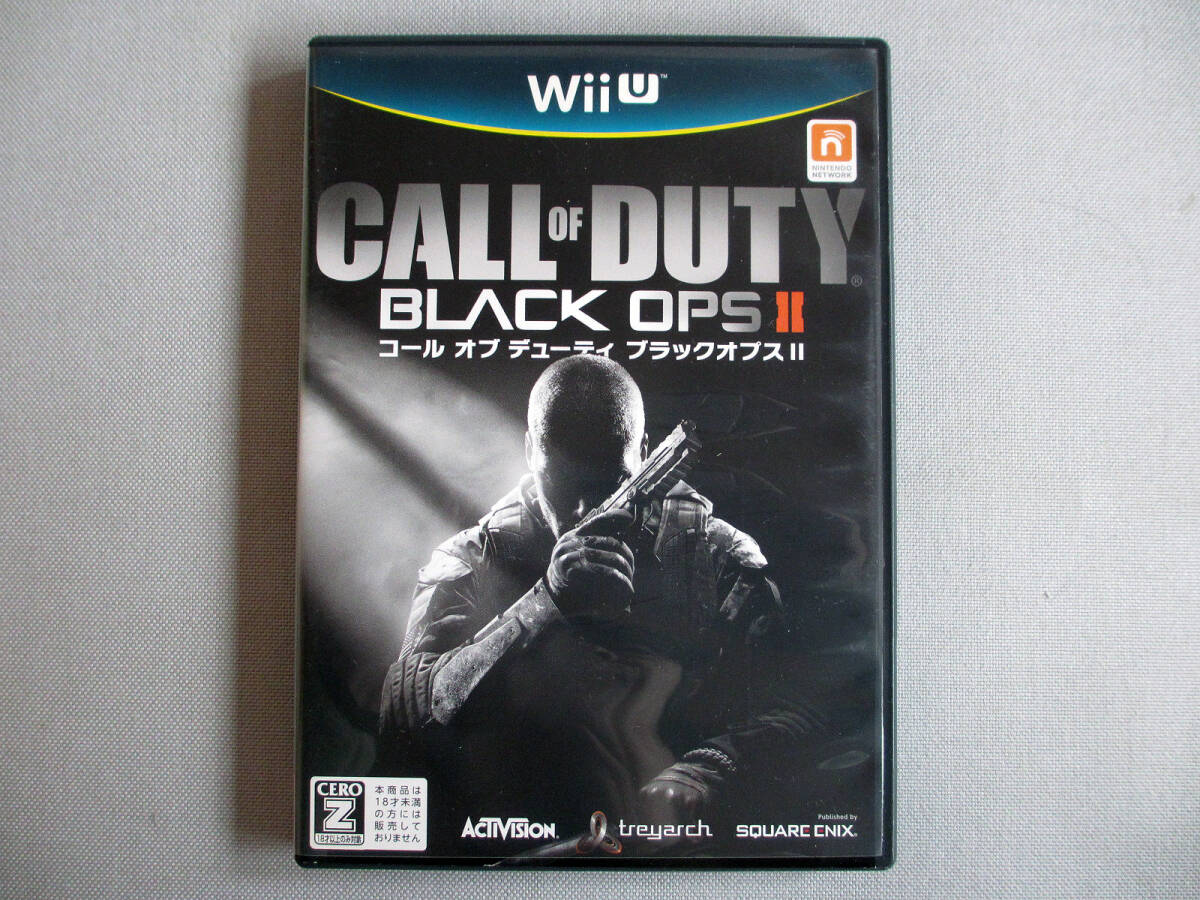 ★☆ 任天堂 Nintendo WiiU コール オブ デューティ ブラックオプス 2 Ⅱ CALL OF DUTY BLACK OPS2 テロ 特殊任務 ソフト 美品 Wii U ☆★_画像1