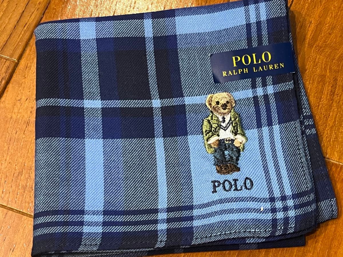 ポロラルフローレン POLO ハンカチ　ポロベア　2枚セット