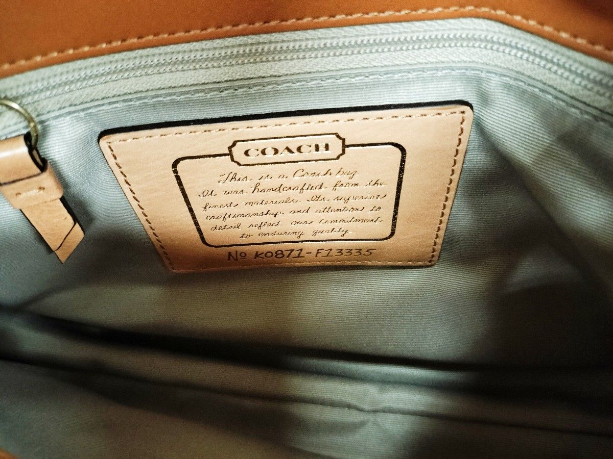 COACH シグネチャー ハンドバッグ