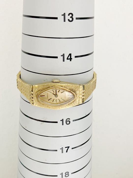 D5786 ジャンクVintage TISSNT STYLIST 10545 レディース腕時計 サイズ15cm 手巻き の画像8