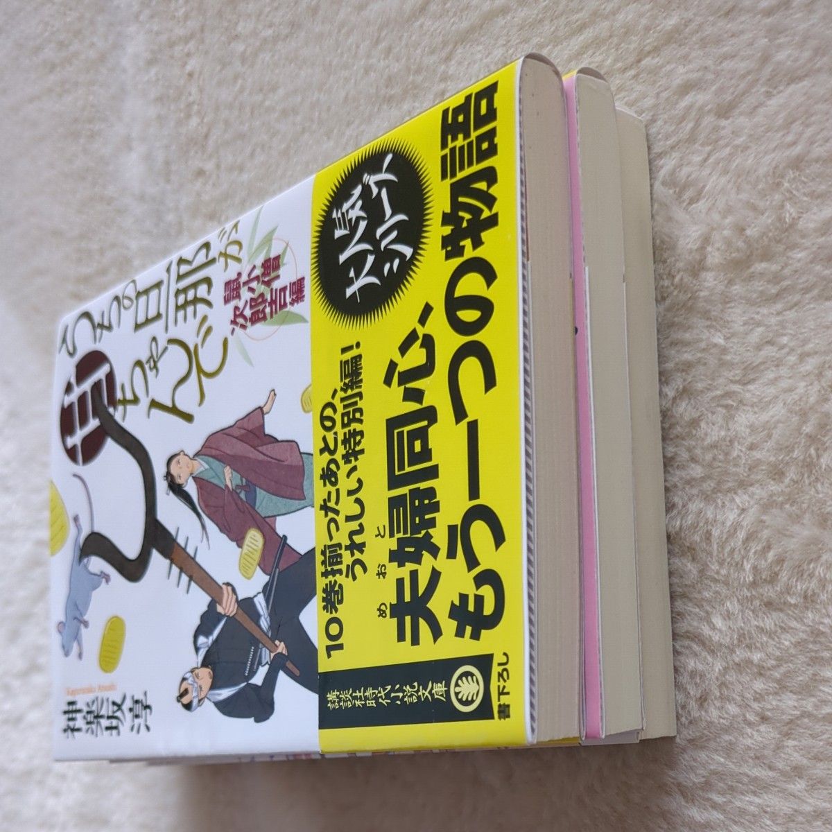 うちの旦那が甘ちゃんで　鼠小僧次郎吉編・飴どろぼう編・寿司屋台編 （講談社文庫） 神楽坂淳／〔著〕