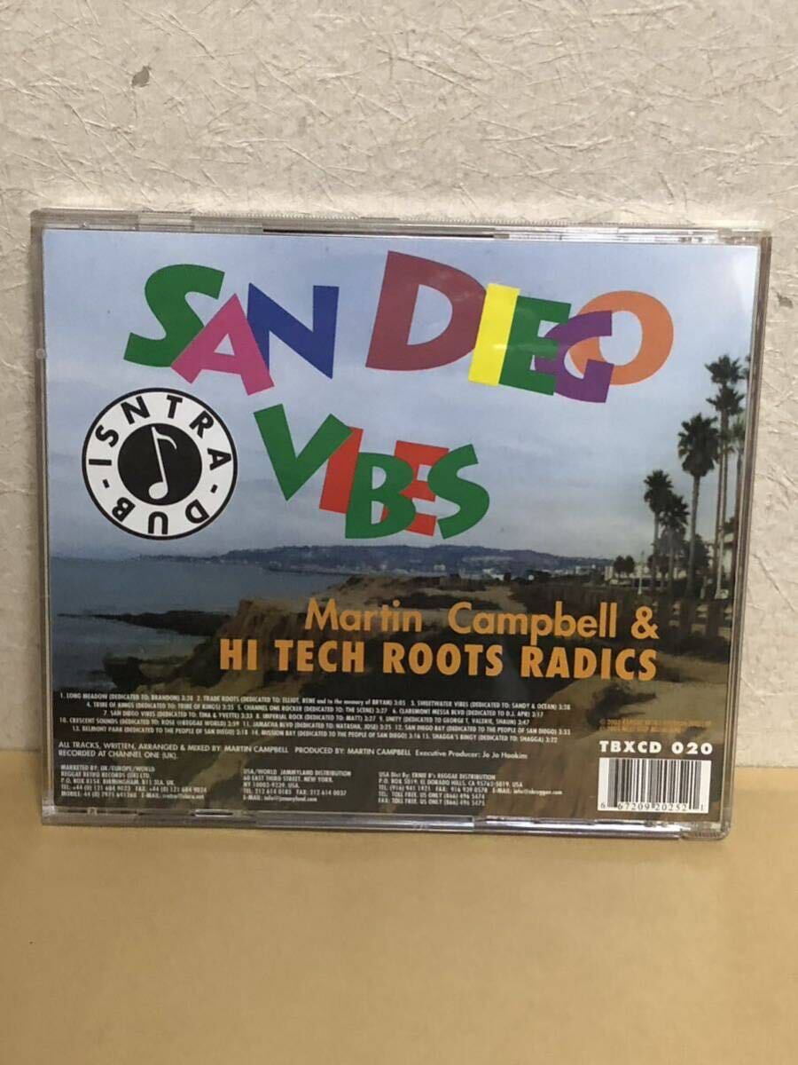 MARTIN CAMPBELL & HI-TECH ROOTS RADICS - SANDIEGO VIBES dub_画像2