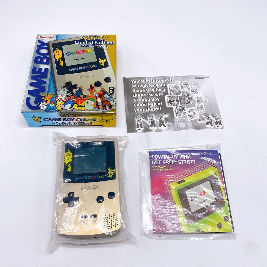 【未使用】北米版 GBC ゲームボーイカラー ポケモンセンター限定 ポケモンリミテッドエディションの画像1