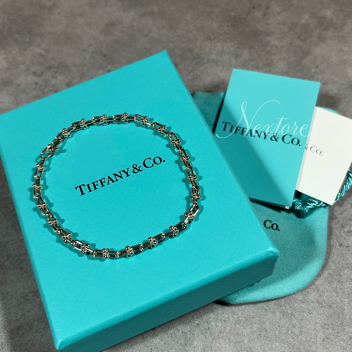 ★即決★ 正規品 TIFFANY ティファニー ハードウェア マイクロリンク ブレスレット