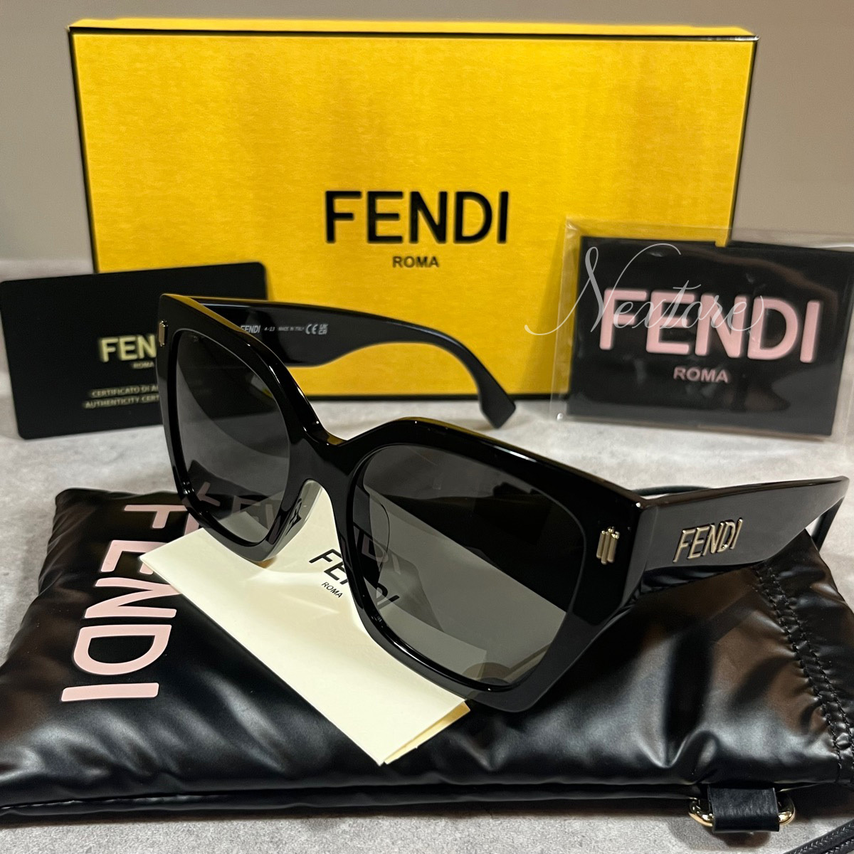 正規品 新品 フェンディ FE40070F 01A メガネ サングラス 眼鏡 アイウェア FENDI_画像1