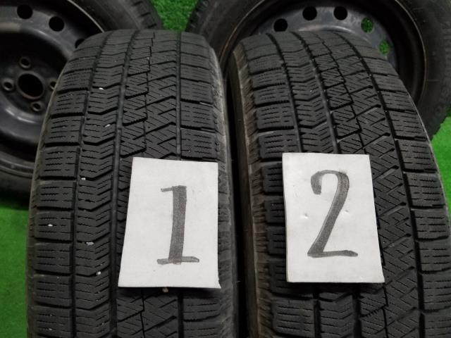 トヨタ純正スチールホイール・タイヤ４本セット　16インチ　175/60R16　J16×5.5J,ハブ径54　P100,4H_画像6