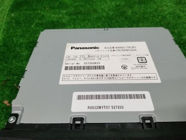 スズキ純正ナビ (Panasonic) CN-RZ853ZA　カーナビゲーション （スペーシアMK53S外し）自社品番230743_画像2