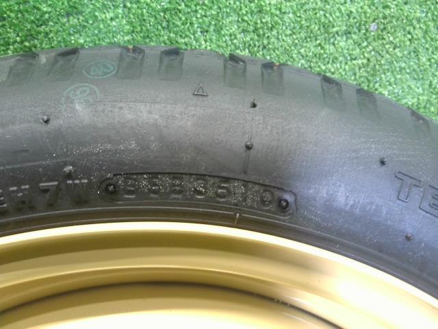 トヨタ純正スペアタイヤ 17インチ 未使用品 BRIDGESTONE T135/70D17 17×4T PCD114.3 5穴　SAI外しAZK10(230894)_画像4