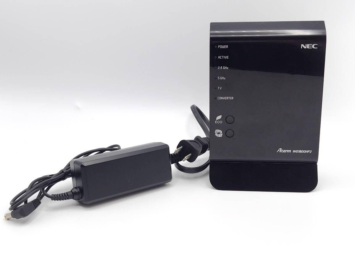 1円 NEC Atermシリーズ PA-WG1800HP2 無線LANルーター 11ac対応 アンテナ数 3×3(5GHz帯 & 2.4GHz帯)【5689】の画像1