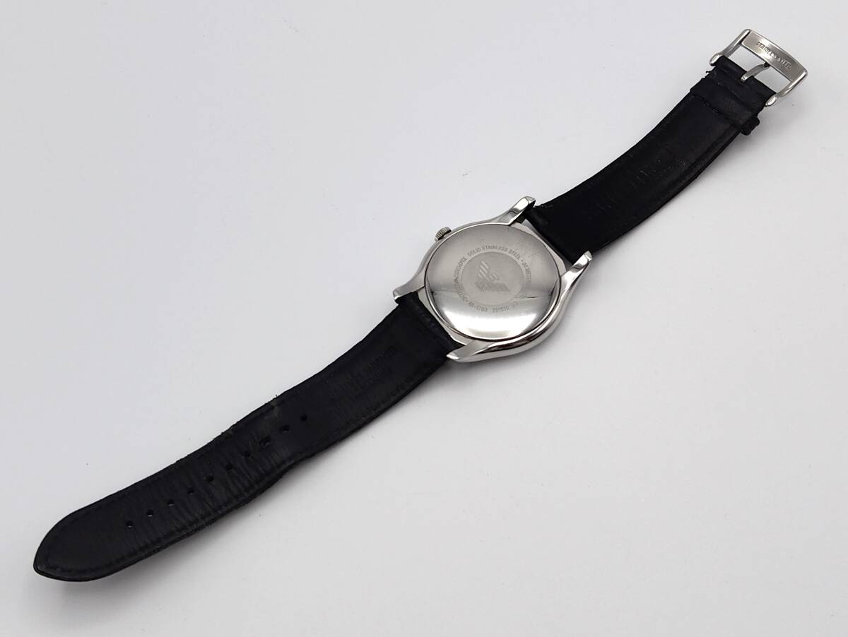 EMPORIO ARMANI エンポリオ アルマーニ 腕時計 AR-1703 クォーツ【5663】_画像8