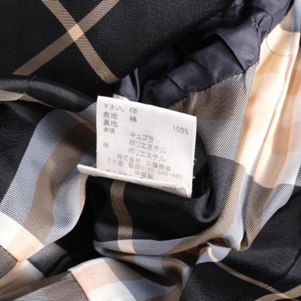 お買い得◆BURBERRY BLUE LABEL◆バーバリーブルーレーベル◆レディース　女性用　スプリングコート　[38] ブラック br07016486_画像7