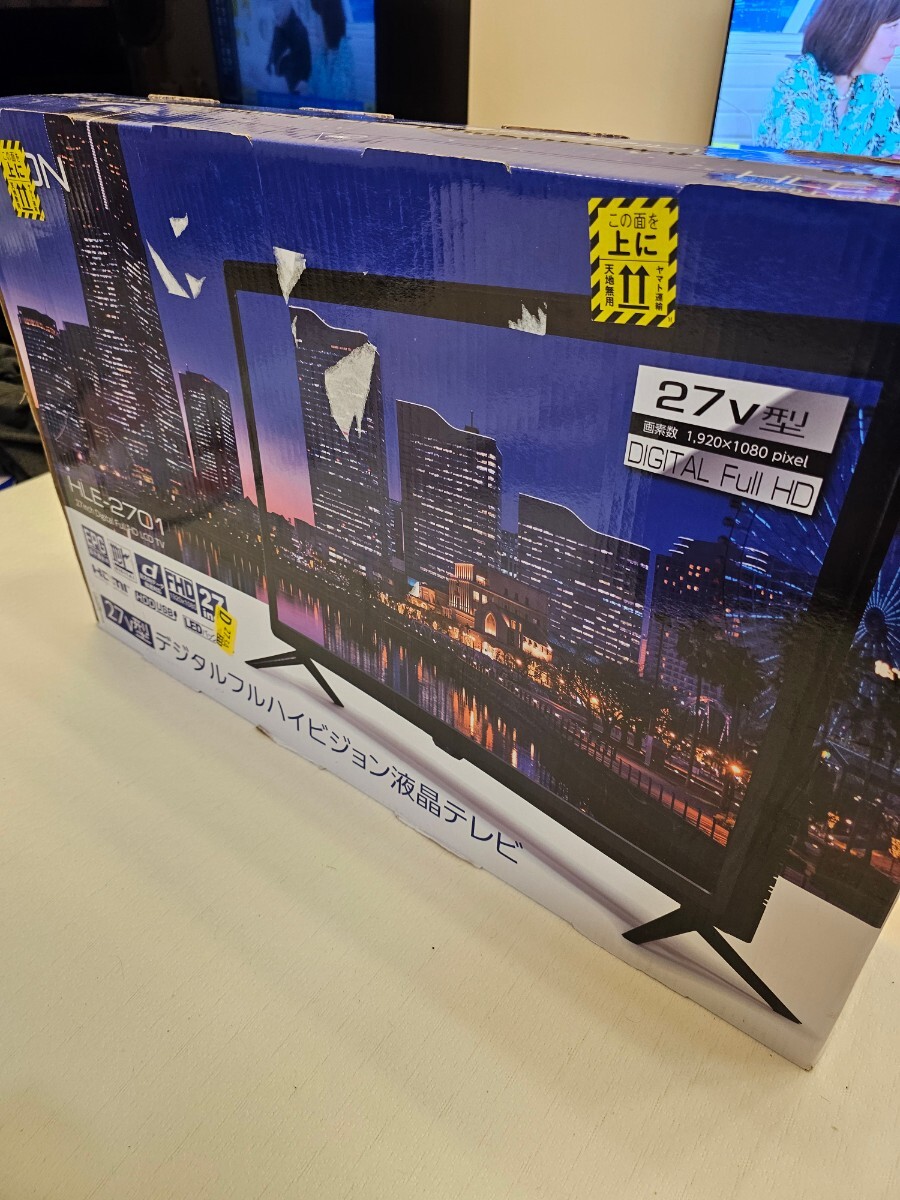 ヒロ・コーポレーション 27V型 液晶テレビ SHION HLE-2701　展示品　手渡しOK